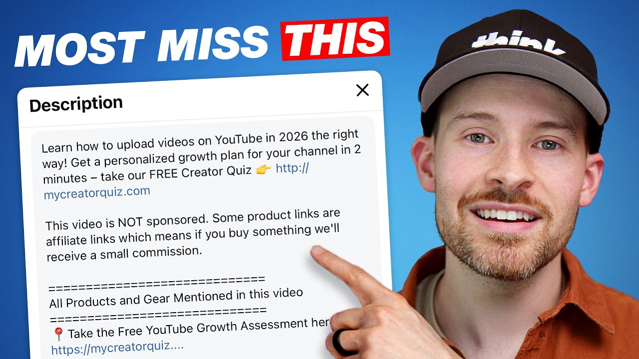 Use This YouTube Video Description Template for More Views & Money (2026)