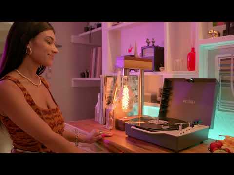 The Victrola Re-Spin Sustainable Bluetooth Suitcase Record Player
