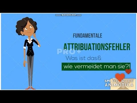 Sozialpsychologie - fundamentaler Attributionsfehler
