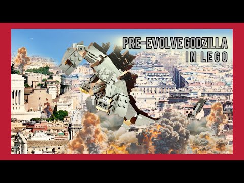 how to build Lego Pre-evolve Godzilla