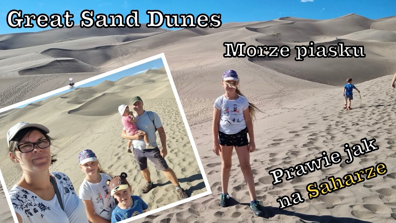 Zjeżdżamy z wydm! Jak na Saharze! Great Sand Dunes...