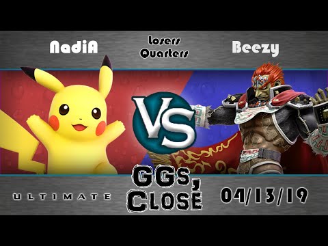 NadiA (Pikachu) vs. Beezy (Wolf, Ganon) - Losers Quarters - GGs Close