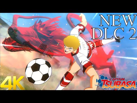 Newest DLC 2 Super Shots + Aerial + Dribbles + Block - Ryoma Hino & Shingo Aoi & Mark Owairan | PS5