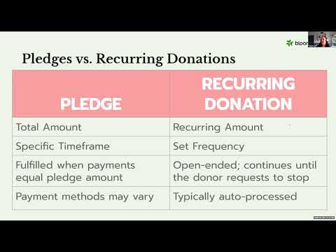 Bloomerang Gift-Entry and Reporting Foundations