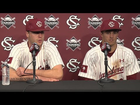POSTGAME: Logan Chapman, Justin Row on Davidson — 3/27/18