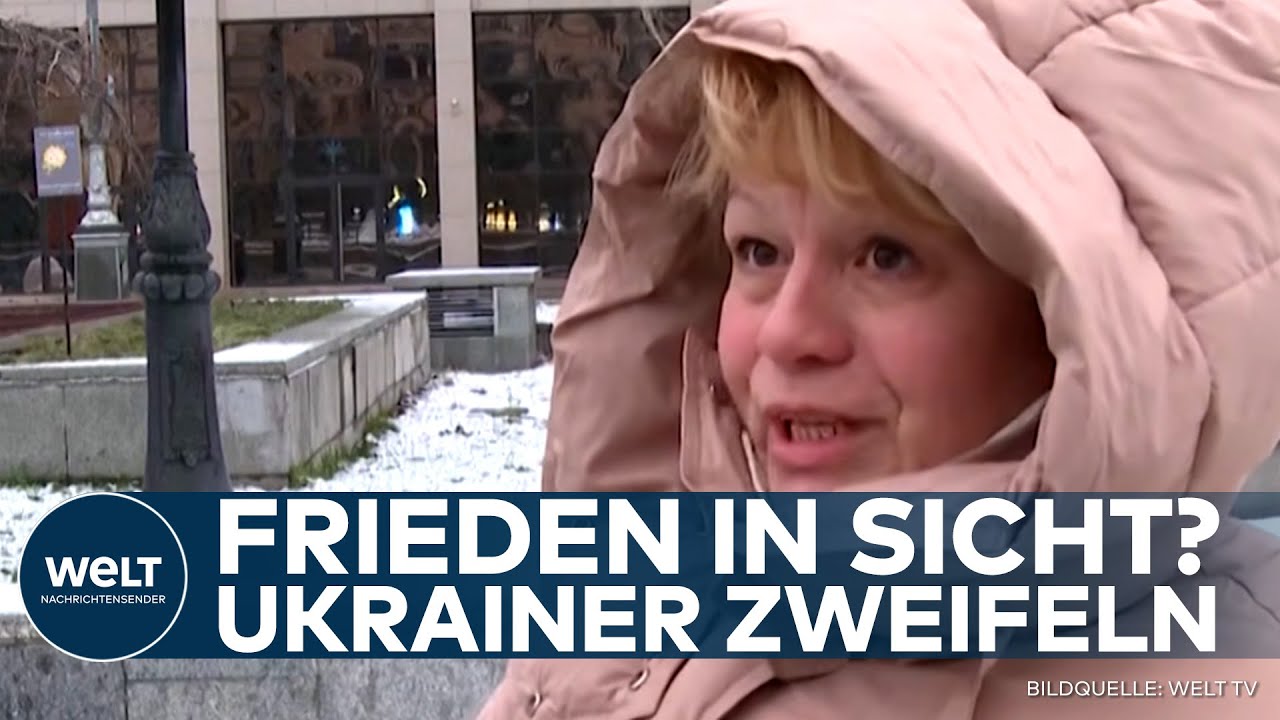 KIEW: „Ich will nur Frieden“ – Ukrainer blicken skeptisch auf Gespräche in Florida!