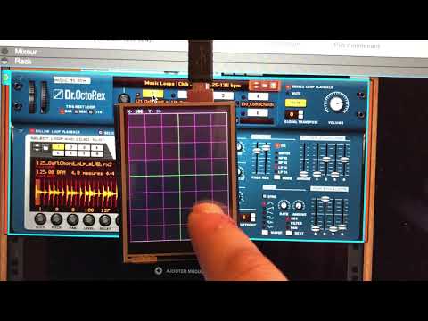 Arduino based touch MIDI controler