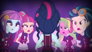 Kadr z teledysku Tak začni kouzlit [Unleash the Magic] tekst piosenki Equestria Girls 3: Friendship Games (OST)