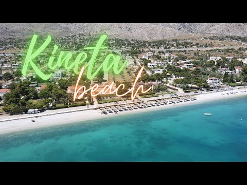 Kineta beach from above/drone shots/FHD/Παραλία Κινέτας από ψηλά