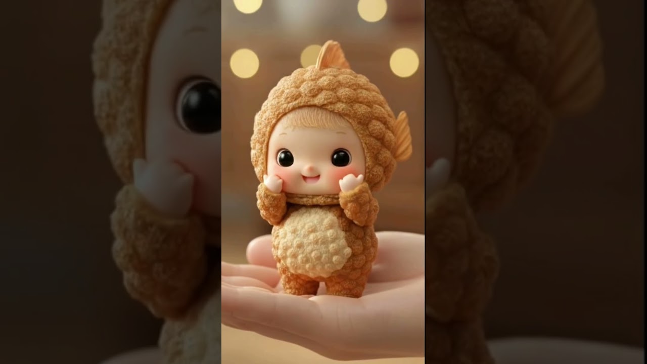 かわいすぎる…！たい焼きくんのかわいいダンス🩷#aivideo #aianimation  #cutecharacters #