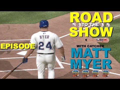 MLB 14 The Show (PS4): Matt Myer (Catcher) Road To The Show - EP24