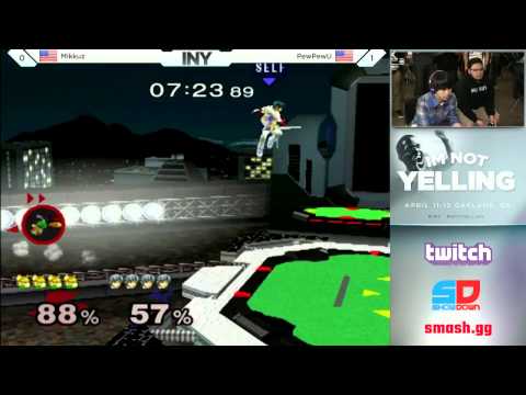 INY Day 1 - Pool A5: Mikkuz (Fox) vs PewPewU (Marth)