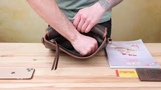 Сумка чоловіча 14257 Vintage чорна