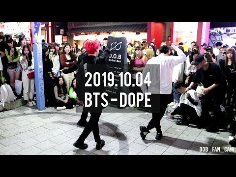 [DOB_디오비] 191004 홍대공연 1차 / BTS 방탄소년단 - 쩔어 DOPE