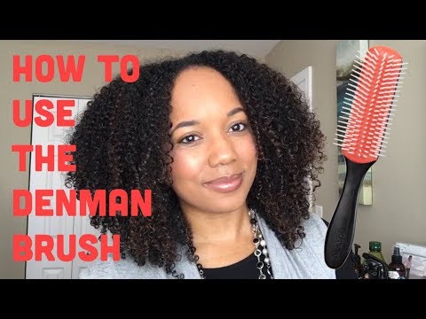 How to use the Denman Brush for Curl Definition