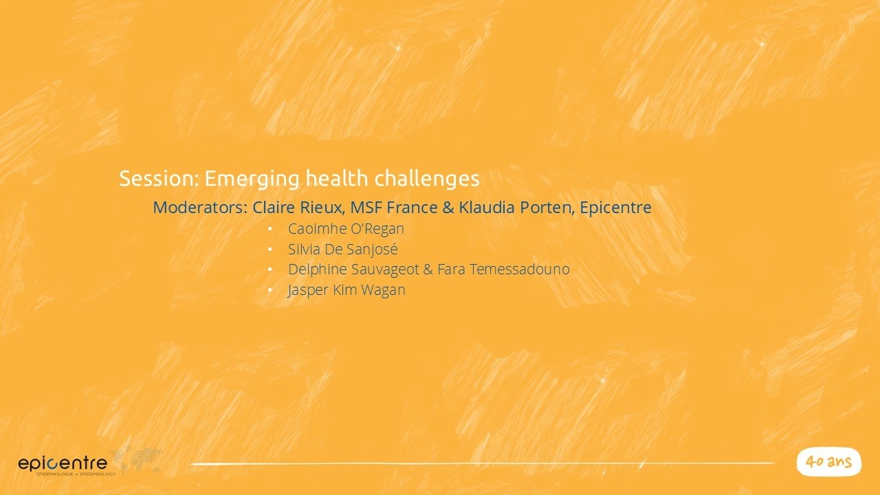 Session | Emerging health challenges