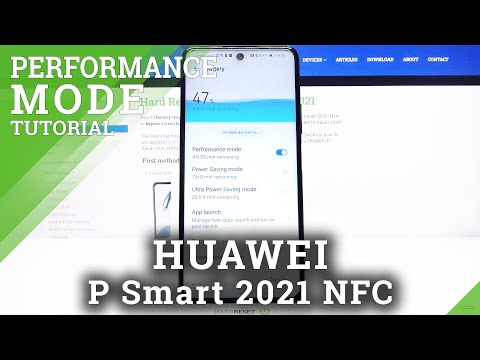 How to Activate High Performance Mode in Huawei P Smart 2021 NFC?