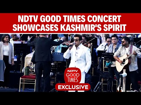 NDTV Good Times Concert Showcases Kashmir's Spirit With Sonu Nigam, Qazi Touqeer, And Rauhan Malik