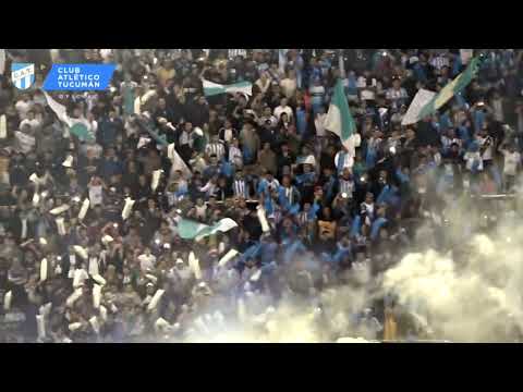 "Espectacular recibimiento  -  Atlético Tucumán vs River Plate" Barra: La Inimitable &bull; Club: Atlético Tucumán