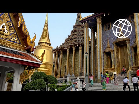 Wat Phra Kaew & Grand Palace, Bangkok, Thailand  [Amazing Places 4K]