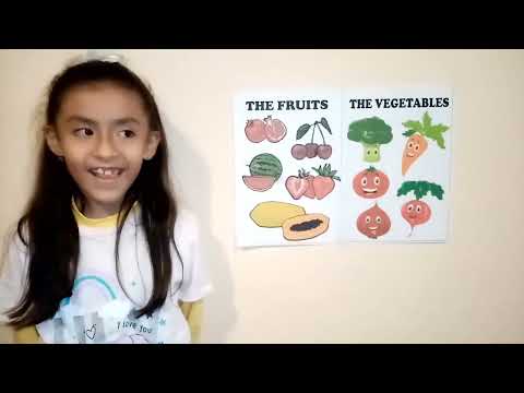 Inglés fruits and vegetables Amelia Carrera