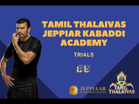 Kabaddi selection trials for Tamil Thalaivas Jeppiaar Kabaddi Academy - Part 5