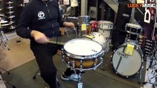 Video thumbnail for Mapex Black Panther THE VELVETONE Snare DEMO - Lucky Music Network by Lucky Music Network