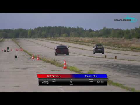Jaak Sillaots - Dodge Challeneger vs Janar Lükk - BMW 320i. Dragrace@EDRAfinals2019