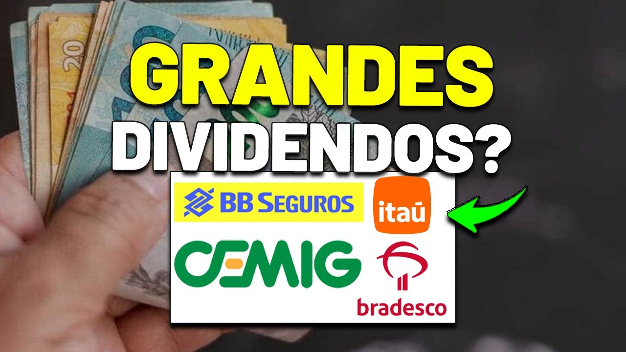 🚨CHUVA DE DIVIDENDOS NOS PRÓXIMOS DIAS? BB SEGURIDADE, ITAÚ, CEMIG, BRADESCO, BANRISUL e BANCO ABC