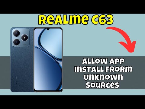 Allow App Install Frorm Unknown Sources Realme C63 || How to download apps from unknown source