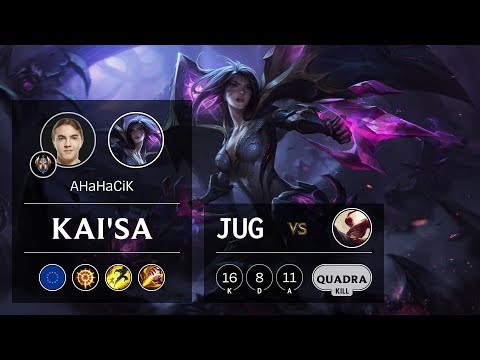 Kai'Sa Jungle vs Lee Sin - EUW Challenger Patch 9.24