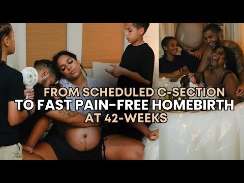 2-HOUR PAIN FREE HOME BIRTH! EMOTIONAL & SURPRISE GENDER REVEAL, AFTER HAVING 4 BOYS, BABY #5 IS...?