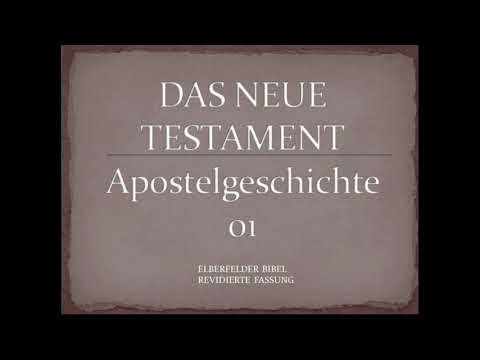Apostelgeschichte 1 - Elberfelder Bibel
