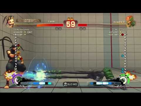 SSF4 AE:2012 DDN Sonyono (Ibuki) vs AG Luckyd (DhalSim) NEO2 Rnd1