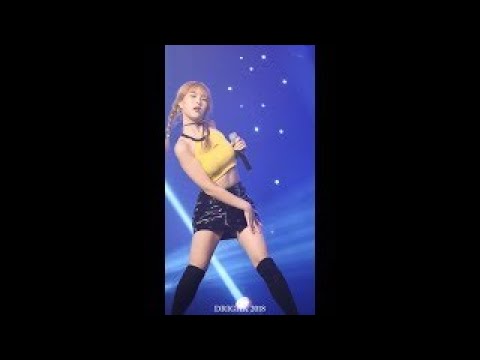 엑스오엑스(XoX) 서아 'Yellow' 직캠fancam [180110 그린어스뮤직쇼]
