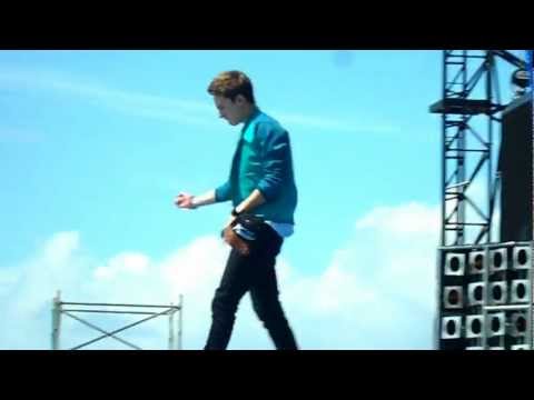 T4 on The Beach 2012. Conor Maynard performing