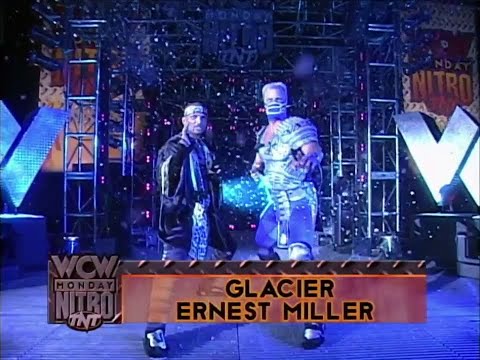 Ernest "The Cat" Miller WCW Debut match in Tag with Glacier vs High Voltage! 1997