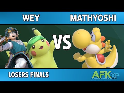 Rise of Norcal 26 Losers Finals - Wey (Pikachu, Hero) vs. Mathyoshi (Yoshi) SSBU