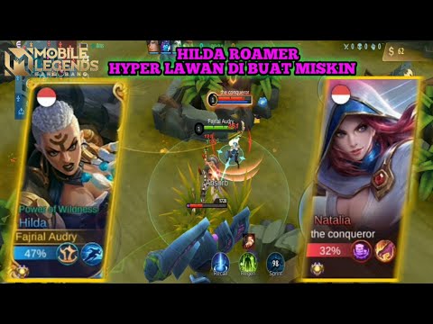 TANK ROAMER YANG SELALU RUSUH SAMPAI BIKIN HYPER GAGAL FARMING || BUILD HILDA 1 HIT KILL -MLBB