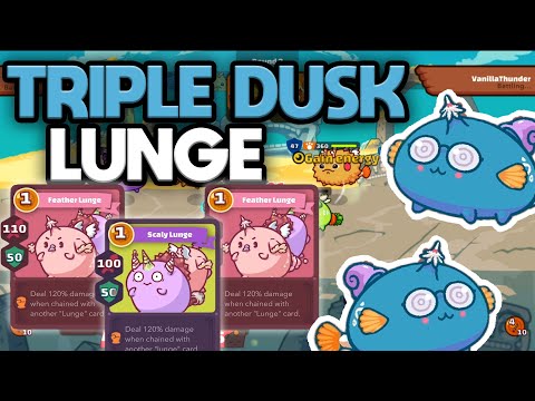 Top rank scaly lunge + Feather lunge combo - Axie infinity