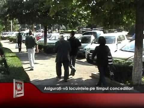 Asiguraţi-vă locuinţele pe timpul concediilor!