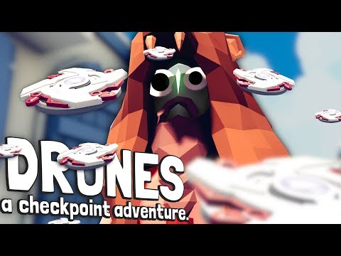 We Were Forced to Fight ROBOT DRONE Units in Totally Accurate Battle Simulator (TABS Mods)