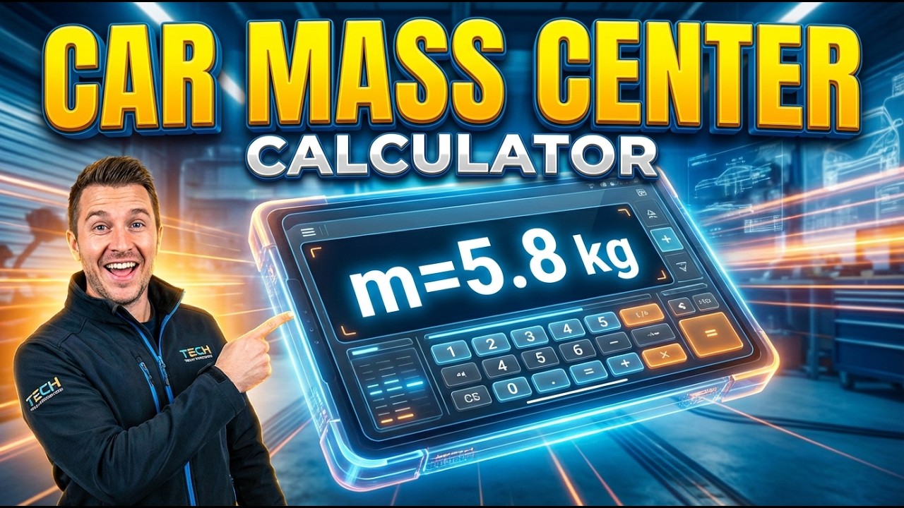 Car Mass Center Interactive Calculator