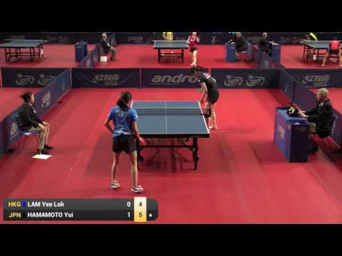 ITTF World Tour Polish Open 2016  U21 R2 LAM Yee Lok vs HAMAMOTO Yui