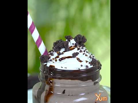 Brownie Milkshake Servings #shorts #hashtag #food