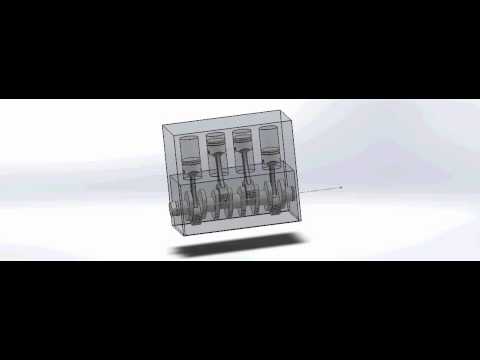 4 cylinder in line @ 50 rpm [x0.25-slow mo]