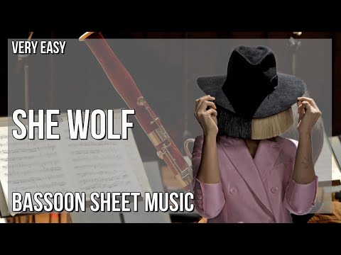 Bassoon Sheet Music: How to play She Wolf (Falling To Pieces) by David Guetta ft Sia