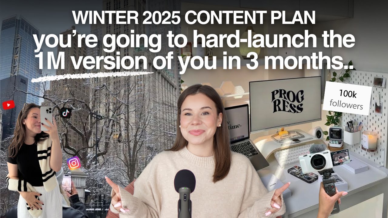 You're going to be a full-time content creator after the first 3-months of 2025 & here's how..