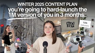 You're going to be a full-time content creator after the first 3-months of 2025 & here's how..