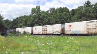 Large CSX B732 Through Medfiled MA (My battery died half way)